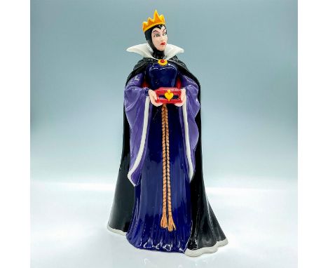 Designed in a limited edition, this fine bone china figure modeled as the villain from Disney's first princess movie, wearing