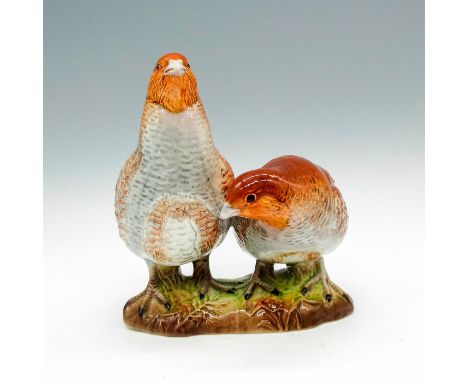 Glazed brown with sage porcelain bird figural. Beswick England imprint, 2064. Artist: Albert HallamIssued: 1966-1975Dimension