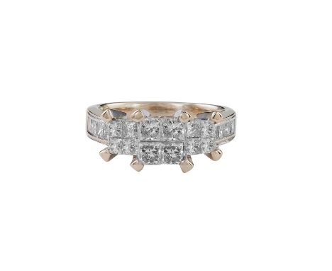 Breathtaking and mesmerizing engagement ring at every angle from the impressive diamond encrusted gallery, to the brilliance 