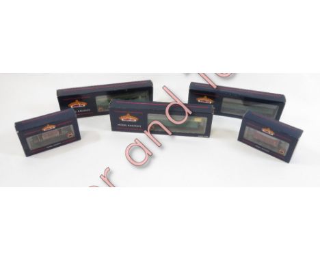 Bachmann OO Gauge - a quantity of boxed locos, coaches and rolling stock to include 31-514 three car DMU “South West Trains”;