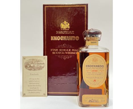 A boxed 75cl presentation bottle of Knockando Extra Old Reserve (1962) fine Single Malt Scotch Whisky (43%)