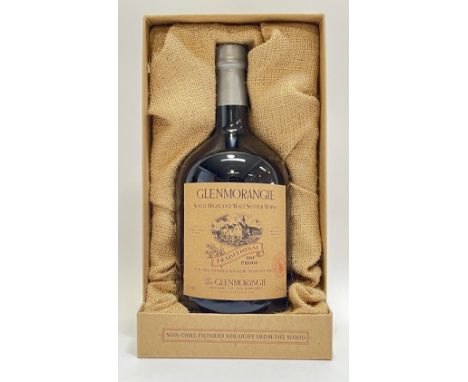 A boxed litre bottle of Glenmorangie Single Highland Malt Scotch Whisky, Traditional 100 proof (57.2%)