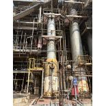Stainless Steel Buffer Column 304 , 2 Rasching Ring Packed Beds 1.9m x 1.2m, 2nd Bed 1.35m x 7.65m,