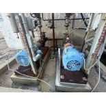 Lot of 2 Pumps, Contains: 1 Centrifugal Pump 15 HP at 3540 RPM, Brand P. TISSA Model CLO-11/2X1X6,