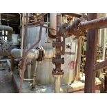 Reactor Vertical Type 316 Stainless Steel, 1.75m x 1.75m Capacity 3.0 M3 Level Transmitter and 4"/1