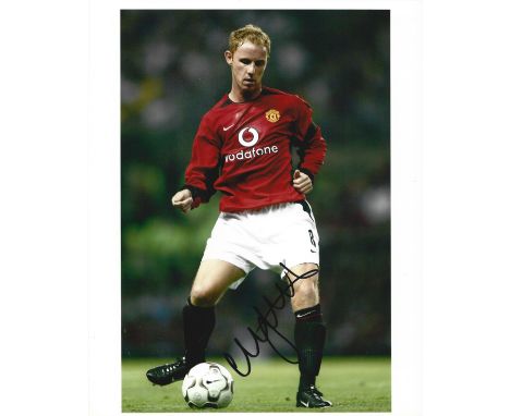 Nicky Butt signed Manchester United 10x8 colour photo. Nicholas Butt (born 21 January 1975) is an English football coach and 