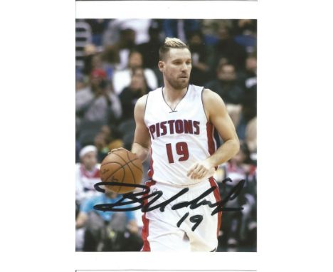Basketball Beno Udrih signed 6x4 colour photo. Beno Udrih (born July 5, 1982) is a Slovenian former professional basketball p