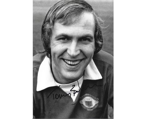 Tommy Baldwin signed Manchester United 12x8 colour photo. Thomas Baldwin (born 10 June 1945) is an English former footballer 