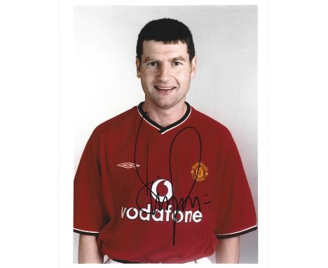 Denis Irwin signed Manchester United 10x8 colour photo. Joseph Denis Irwin (born 31 October 1965) is an Irish former professi