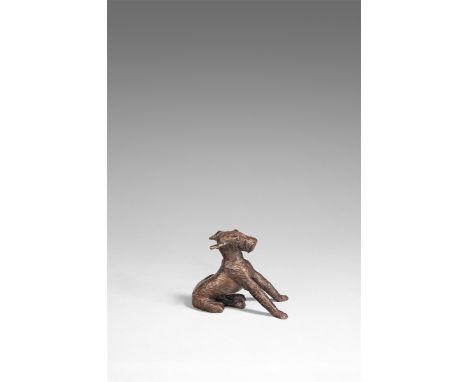 Renée Sintenis (Glatz/Schlesien 1888 – 1965 Berlin). „Junger Hund“. 1925Bronze mit brauner Patina.  8,3&nbsp;×&nbsp;10&nbsp;×