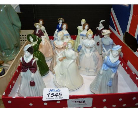A small quantity of miniature Wade "My Fair Ladies" Hebrides  Scotch whisky decanters (some full)