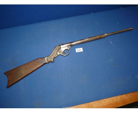 **COLLECTION ONLY**  A 'Daisy 20th Century' break action cocking Air Gun 29 3/4' long overall. Distressed, some parts believe
