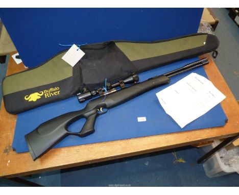 **COLLECTION ONLY**  A Weihrauch HW77K .22 / 5.5 mm calibre under-lever cocking Air Rifle serial no. 1852021 having a 14 9/16
