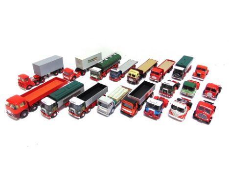 ASSORTED 1/50 SCALE DIECAST MODEL COMMERCIAL VEHICLES  comprising Corgi Classics, Code 3 and special commission conversions (