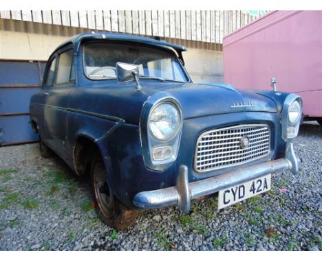 A CIRCA 1962 FORD POPULAR DELUXE SALOON registration CYD 42A (presumed to have been first registered in 1963), re-finished in