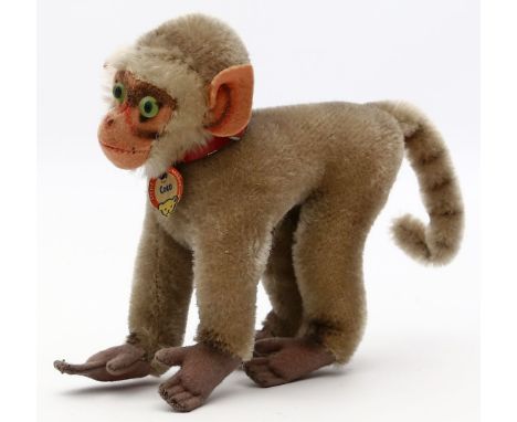 Affe "Coco", Steiff. Nur mit S. L. 17 cm.