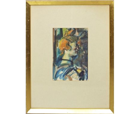 Bonhomme, Léon (1870 Frankreich 1924) "Profil de Femmes", so auf Katalog-Ausschnitt betitelt und mit Besitzer-Angabe "The Pro