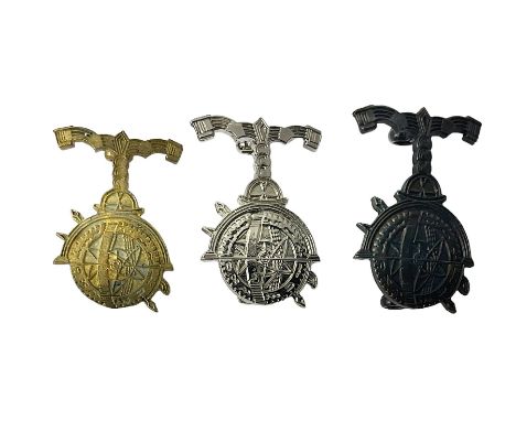 Three Popski's Private Army No.1 Demolition Squadron cap badges (3)Condition Report:Possibly original but purchasers should s