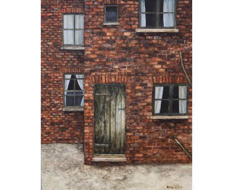 Anne Willets - Three oil paintings, one landscape and two architectural studies, all framed   Condition: 