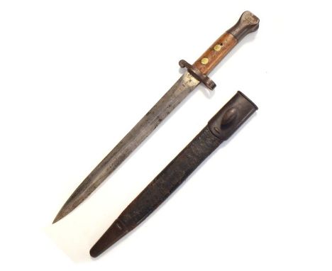 Militaria - British 1888 type bayonet with scabbard   Condition: 