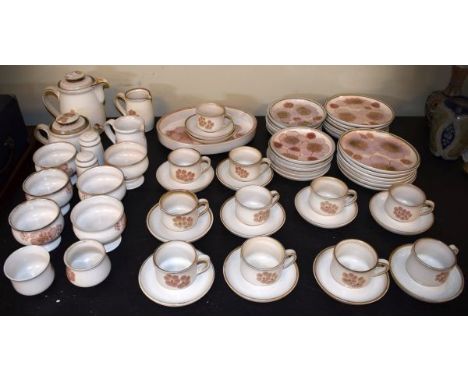 Denby stoneware floral patterned tea service and various matching items   Condition: 