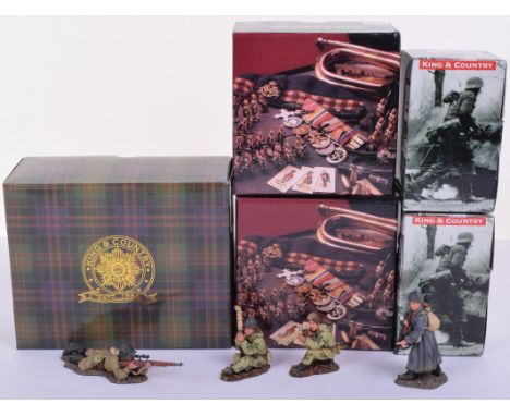 King and Country Russian 0ST-Front sets RA24 Soldier with Burp Gun, RA41 Red Army Female Warrior, RA42 Red Army Sniper, RA56 