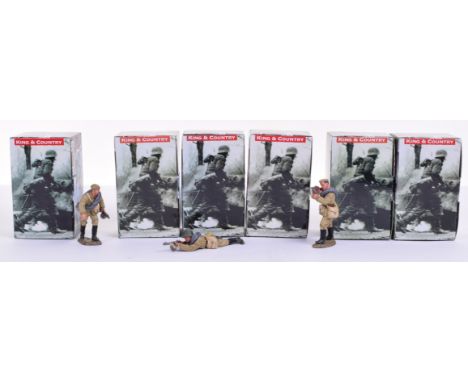 King and Country WWII Fall of Berlin sets RA016 Red Army soldier, RA018 Red Army soldier firing, RA19 Red Army soldier runnin