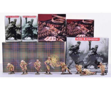 King and Country 8th Army sets EA09 Advance Under Fire, EA15 Returning Fire, EA74 Dead Afrika Korps and EA95 Aussie Grenadier