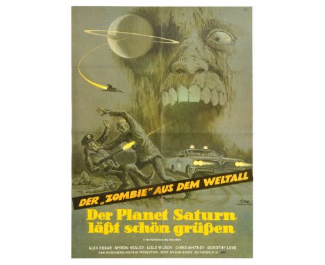 Original vintage movie poster for the 1979 German release of the 1977 American science fiction horror film The Incredible Mel