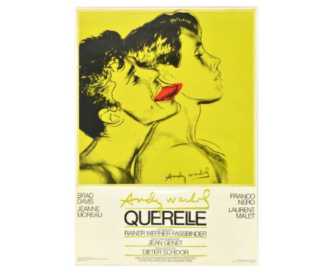 Original vintage movie poster for Querelle, a 1982 drama adaptation of Jean Genet’s classic novel, directed by Rainer Werner 