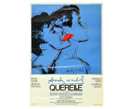 Original vintage movie poster for Querelle, a 1982 drama adaptation of Jean Genet’s classic novel, directed by Rainer Werner 