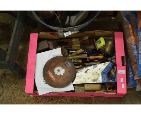 Mixed lot of various garage clearance items, hand tools, planes etc