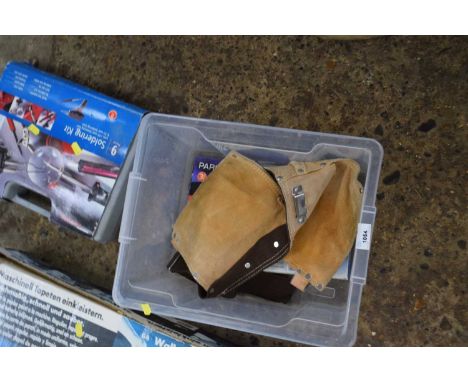 Mixed lot to include tool belt, soldering iron etc