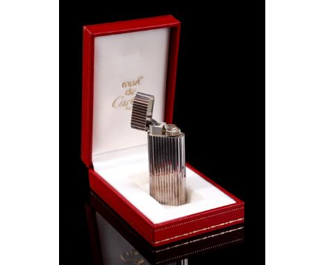 Cartier Paris gas lighter, number A49604, 1989 in original box
