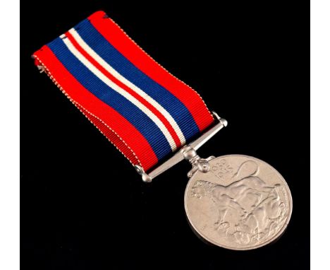 Medal period Second World War, English 1939-1945 war medal, issued to all army units for active service during the war period