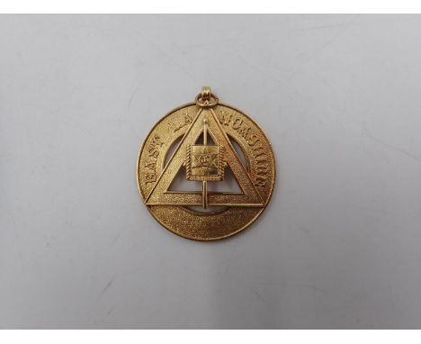 East Lancashire sterling silver chapter collar jewel, 3.5g, D: 35mm. UK P&amp;P Group 0 (£6+VAT for the first lot and £1+VAT 