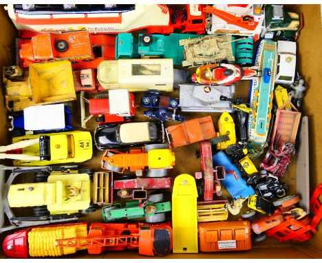 Corgi - Matchbox - Dinky - Others - An assortment of mixed branded vehicles from different era's varying in condition from wo