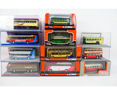 Corgi Original Omnibus - A group of limited edition bus models in 1:76 scale including a Bristol K/ECW in Ensignbus livery # 