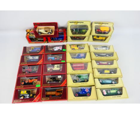 Matchbox Models of Yesteryear - 28 boxed diecast Matchbox MOY in various box styles. Lot includes Y24 Bugatti T44; Y5 Talbot 