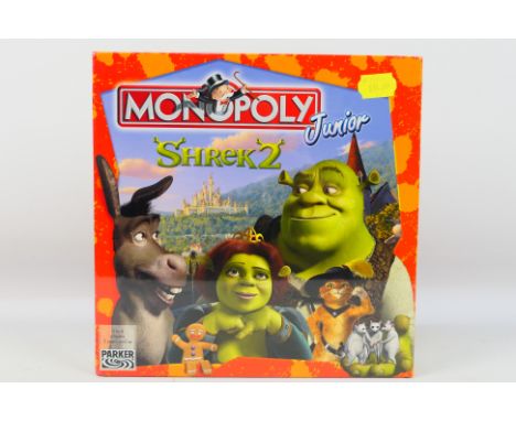 Monopoly - Parker - A boxed, factory sealed 'Shrek 2' Junior Monopoly board game. The collectable game is presumed Mint being