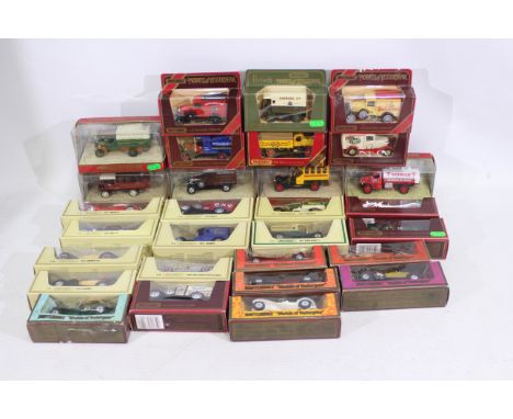 Matchbox Models of Yesteryear - 29 boxed diecast Matchbox MOY in various box styles. Lot includes Y22 Model A Van 'Toblerone'