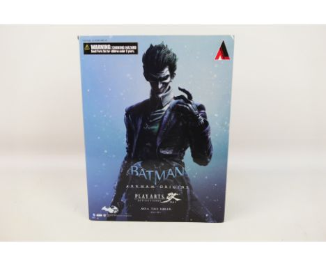 Play Arts Kai - A boxed Play Arts Kai Batman Arkham Origins 'No.4 The Joker' action figure. The figure appears to be in Mint 