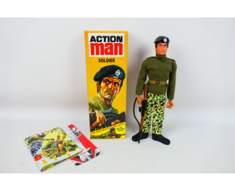 Hasbro - Action Man - A 40th Anniversary Eagle Eye Action Man Soldier. The item has "realistic" hair, moving eyes and grippin