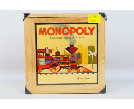 Monopoly - Parker - Hasbro - A boxed, factory sealed Monopoly #40753 'Nostalgia Edition' board game in wooden box. The collec