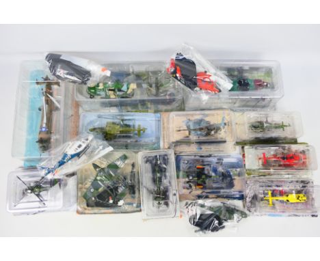 Amer Collection - 16 model helicopters in various scales predominately contained in bubble packs. Lot includes 2000 Europcopt