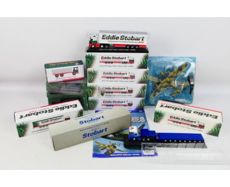 Atlas Editions - Amer - A boxed collection of predominately Atlas Editions diecast models majority of which are Eddie Stobart