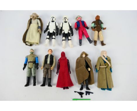 Kenner - Star Wars - A Collection of ten Vintage Star Wars Figures from 1983 comprising of Bib Fortuna, Luke Skywalker in Jed