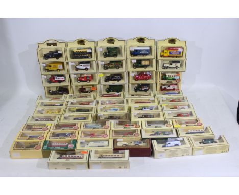 Lledo - 60 diecast model vehicles from Lledo. Lot includes  1934 Model A Truck 'Atlas Tire'; #13033 1934 Model A Van 'Allenbu