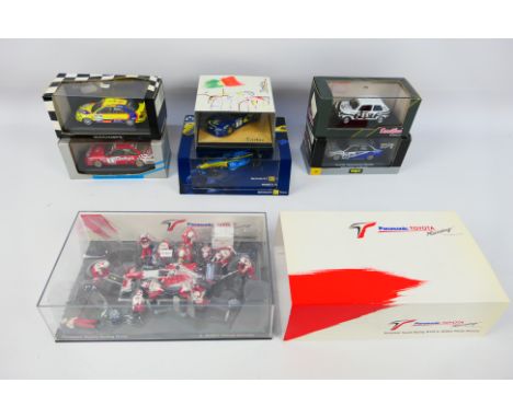 Minichamps - Onyx - Detail Cars - Trofeu - Seven boxed diecast model racing themed vehicles in various scales. Lot includes M