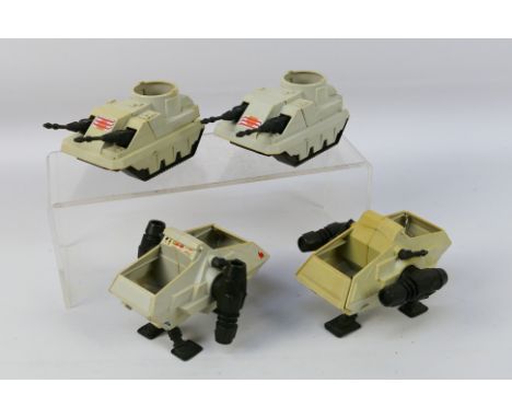 Kenner - Star Wars - An assortment of vintage 1981 Star Wars vehicles comprising of two PDT-8's and two MLC-3's, with missing